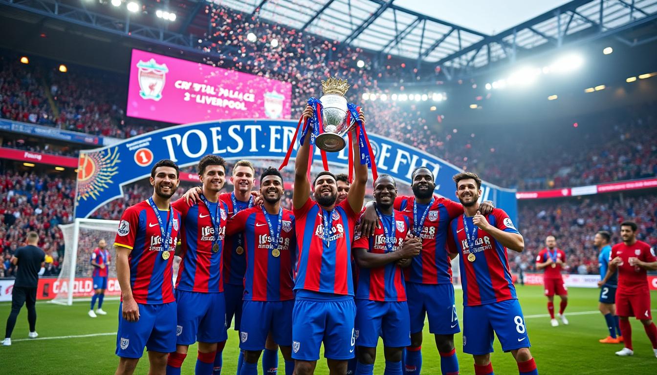 el crystal palace sorprende al liverpool y se corona campeón de la community shield: análisis del partido, goles clave, mejores jugadas y reacciones.