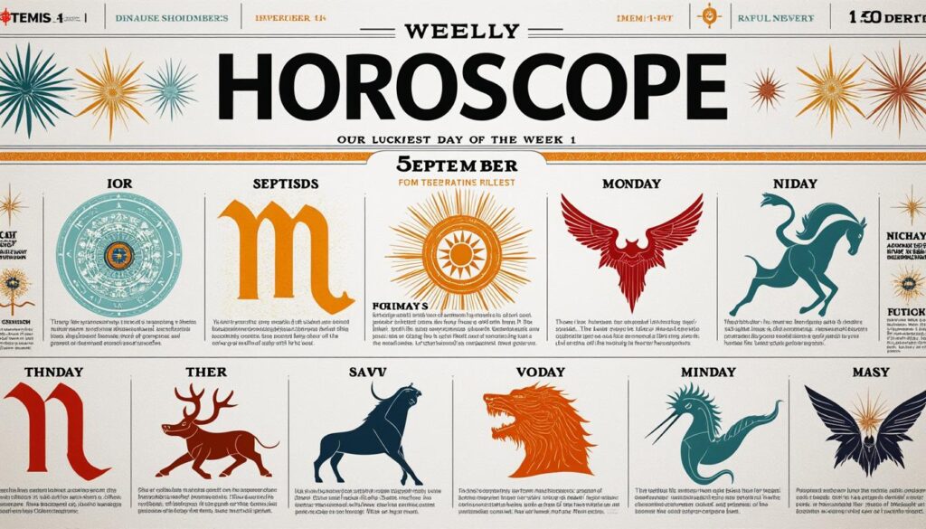 descubre cuál será el día más afortunado de la semana para tu signo del zodiaco a partir del 1 de septiembre. prepárate para aprovechar al máximo las buenas energías según tu horóscopo.