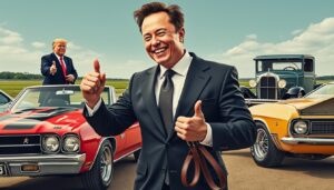 elon musk compara los coches de gasolina con cambio manual a la experiencia de montar a caballo, destacando el avance hacia la electrificación del transporte. mientras tanto, donald trump expresa su apoyo a los vehículos tradionales, generando un debate sobre el futuro de la movilidad.