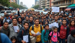 la caravana migrante en méxico se enfrenta a nuevos desafíos en su búsqueda de oportunidades de visa para canadá y alemania, mientras persigue un futuro mejor. descubre las historias detrás de esta travesía y los esfuerzos en busca de un nuevo comienzo.