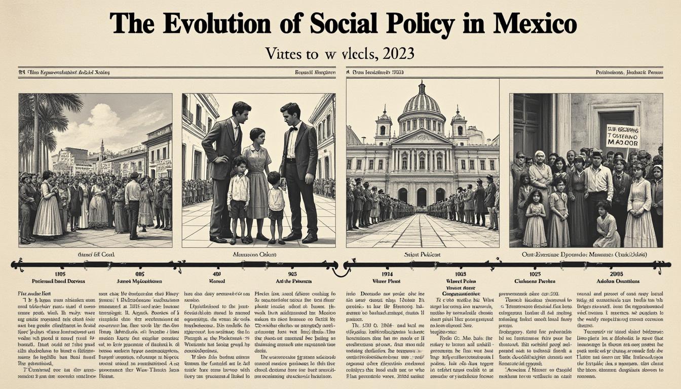 explora la evolución de la política social en méxico a lo largo de la historia, analizando sus transformaciones, desafíos y logros que han influido en el bienestar de la sociedad mexicana.