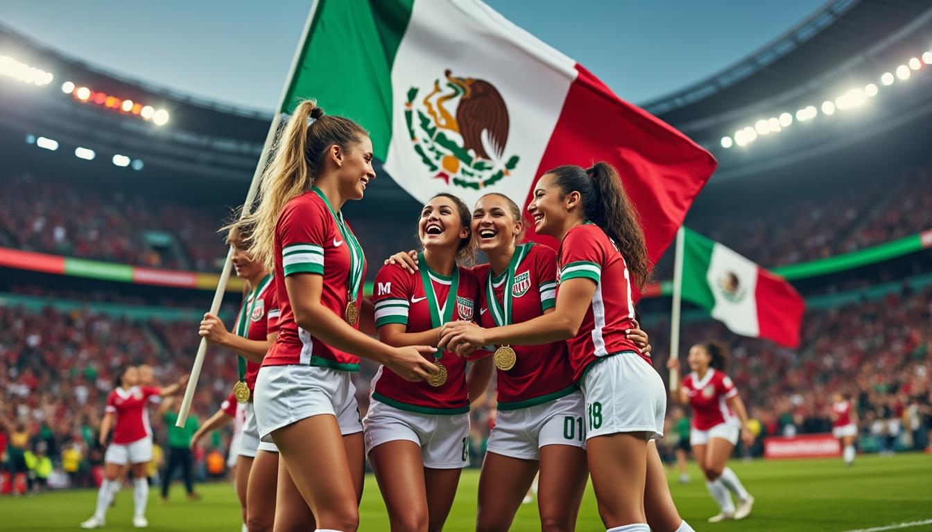 la selección femenil de flag football de méxico logra un hecho histórico al consagrarse bicampeona en los world games, demostrando su dominio y talento a nivel internacional.