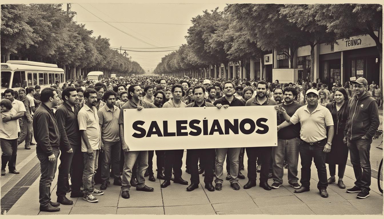vecinos de san miguel piden devolver a la avenida su nombre original, 'salesianos', tras retirar la denominación salvador allende. debate por identidad local.