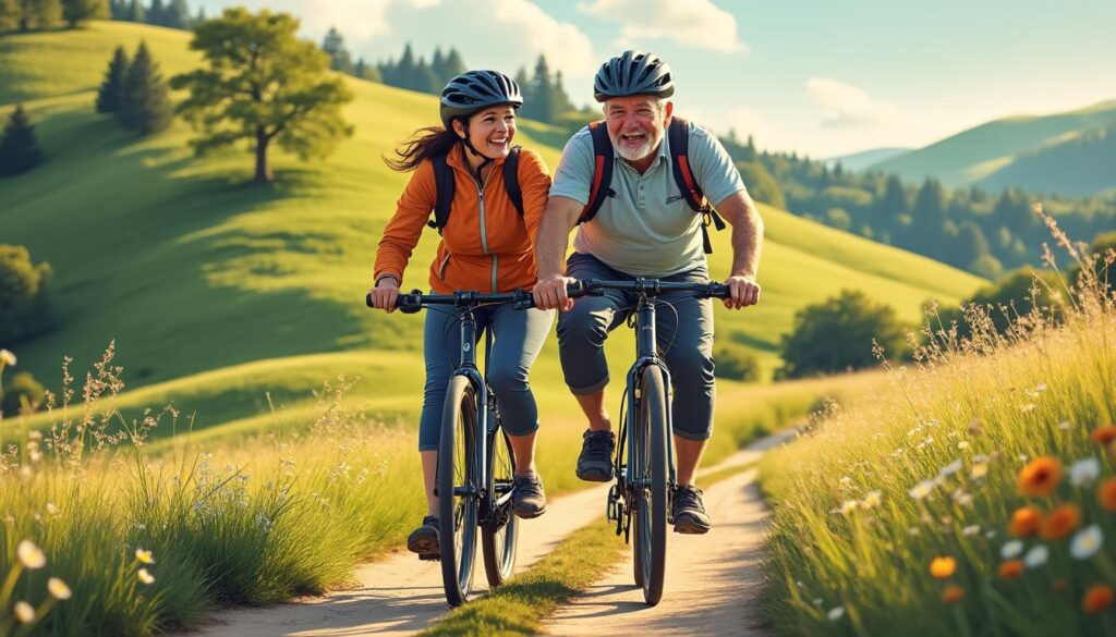 descubre una inspiradora historia de superación en 'momentos en la senda', un viaje en bicicleta marcado por el parkinson, el amor, la pérdida y la resiliencia. acompaña este recorrido que también celebra la conservación de rutas y senderos naturales.