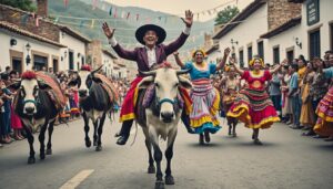 descubre cómo inicia la tradicional reseña al señor san miguel en sma, una colorida celebración que destaca por la participación de bueyes, burros y vibrantes danzantes llenando de alegría y cultura las calles de la ciudad.