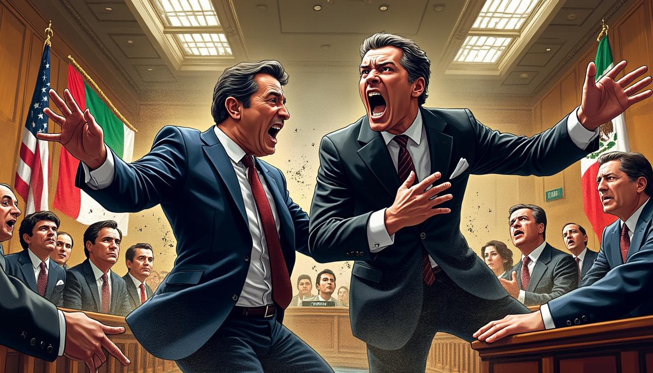 varios senadores mexicanos protagonizaron una pelea física durante un intenso debate legislativo centrado en las relaciones con estados unidos. descubre los detalles y las causas de este inusual enfrentamiento en el senado.