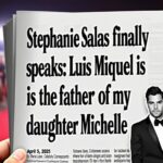 stephanie salas rompe el silencio y confirma que luis miguel es el padre de su hija michelle. descubre todos los detalles sobre esta impactante revelación y cómo reacciona el entorno de la familia.