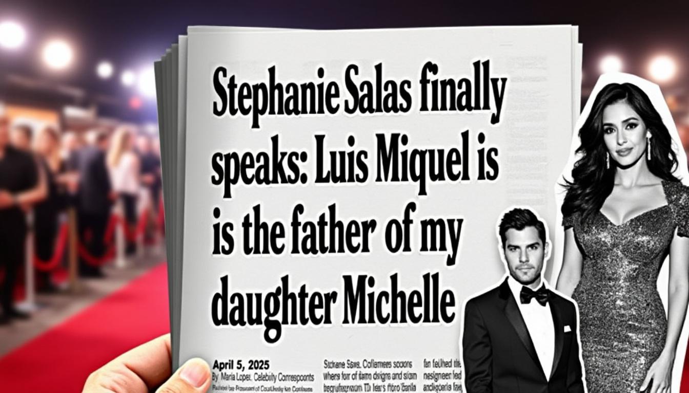 stephanie salas rompe el silencio y confirma que luis miguel es el padre de su hija michelle. descubre todos los detalles sobre esta impactante revelación y cómo reacciona el entorno de la familia.