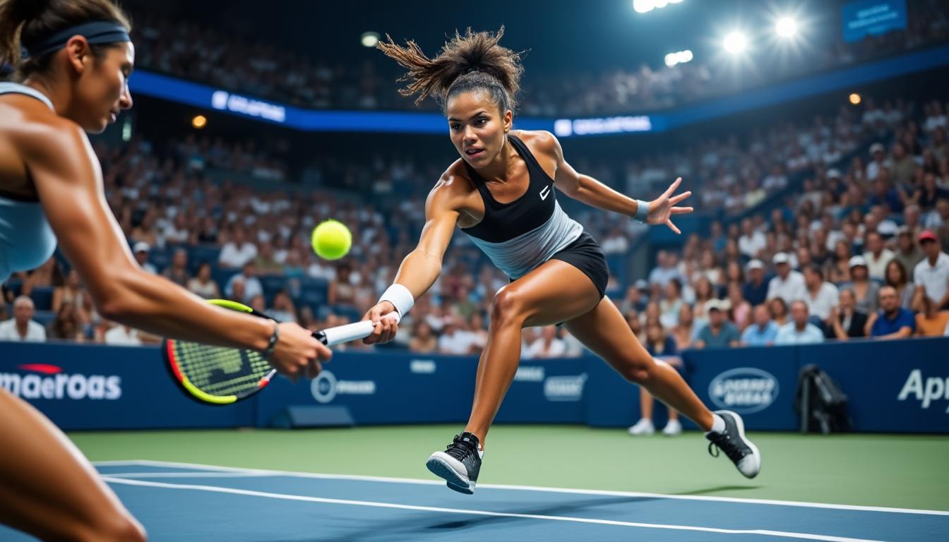 renata zarazúa mostró coraje y determinación en el us open, pero finalmente fue superada por la tenista francesa diane parry. descubre los momentos clave de este emocionante duelo en flushing meadows.