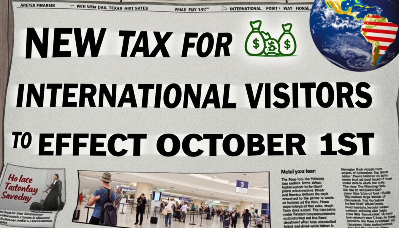 desde el 1 de octubre, los viajeros internacionales tendrán que pagar un nuevo impuesto al ingresar a estados unidos. descubre quiénes están afectados y cómo prepararte para este cambio en las regulaciones migratorias.