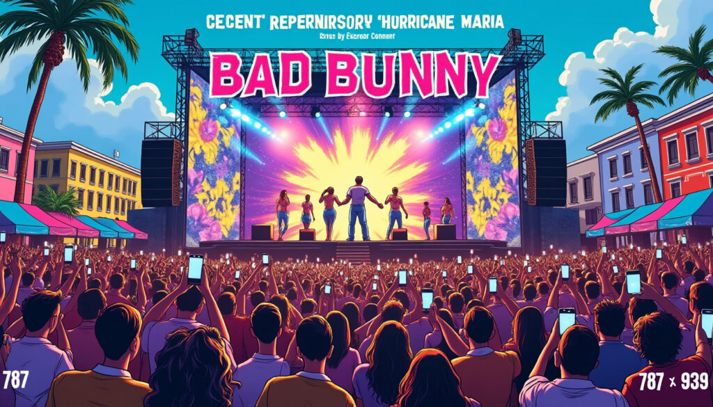descubre el concierto especial de bad bunny por el aniversario del huracán maría, exclusivo para quienes tengan códigos 787 y 939. ¡no te pierdas este evento único y emotivo en honor a puerto rico!