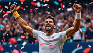 descubre cómo carlos alcaraz celebró su triunfo en el us open 2025, destacando en la pista con unas impresionantes air jordan. entérate de todos los detalles sobre su estilo y victoria.