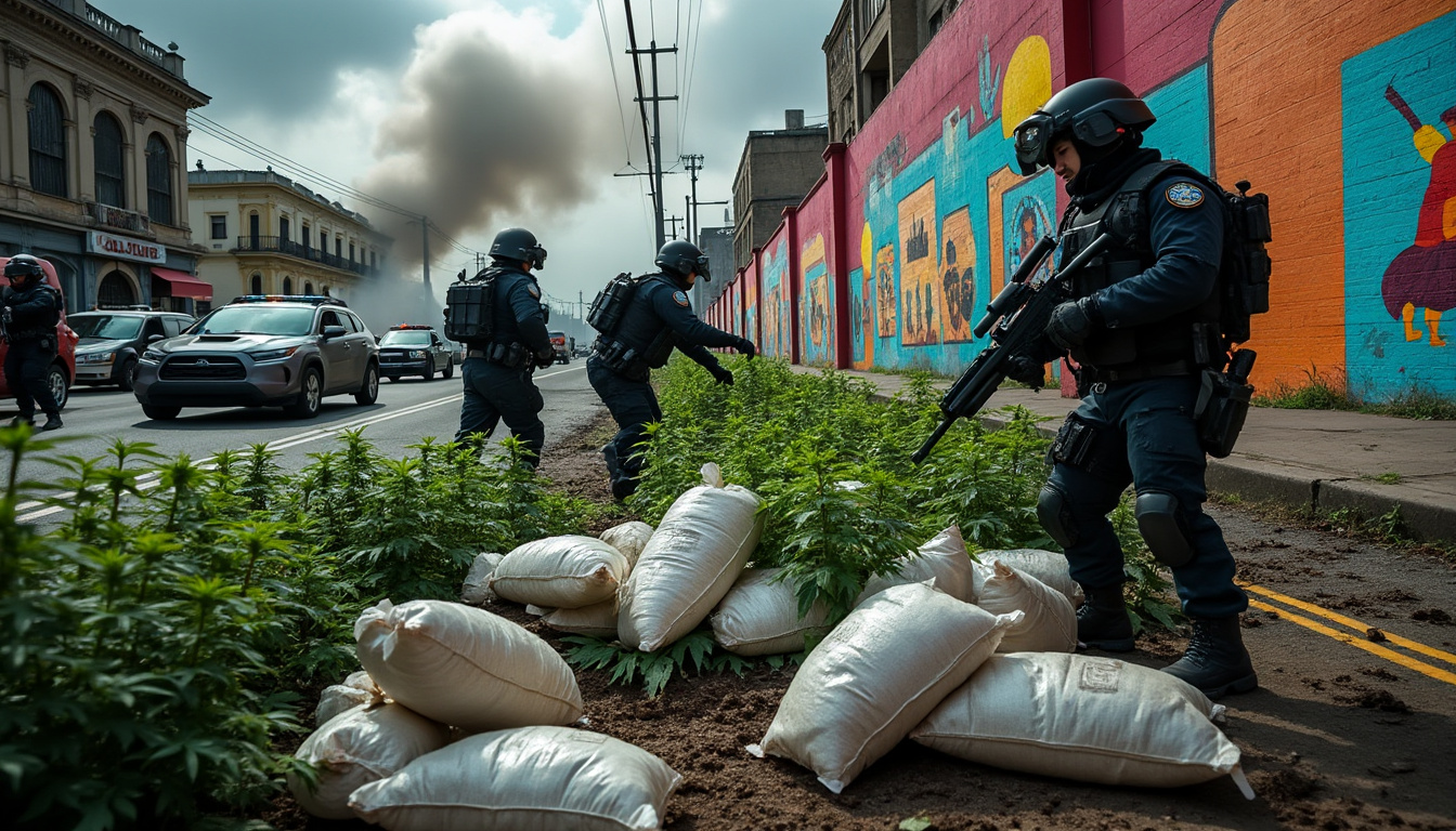 descubre cómo las autoridades desarticularon una organización en la ciudad de méxico dedicada a la producción de marihuana 'artística', innovando en técnicas y diseños para su cultivo y distribución.