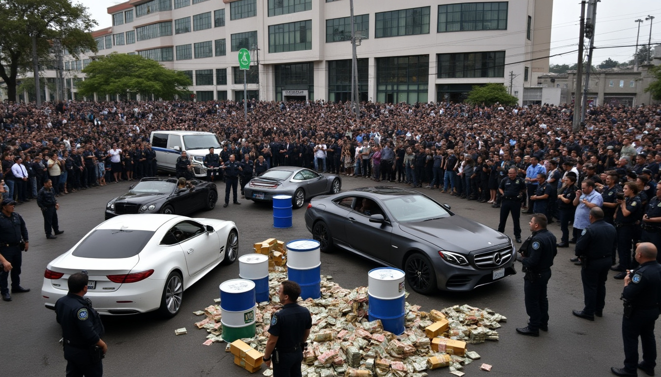 autoridades mexicanas desmantelan una red de tráfico de hidrocarburos, arrestando a empresarios y funcionarios implicados en actividades ilícitas. descubre los detalles de la operación y las consecuencias para los involucrados.