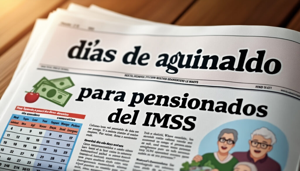 descubre cuántos días de aguinaldo recibirán los pensionados del imss en 2025. infórmate sobre la cantidad exacta que te corresponde este año y cómo se realiza el pago de esta prestación.