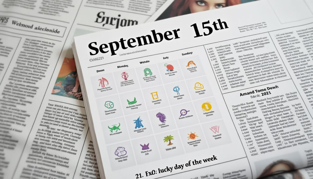 descubre cuál es el día de la suerte de la semana para tu signo zodiacal a partir del 15 de septiembre y aprovecha al máximo tus oportunidades astrales.