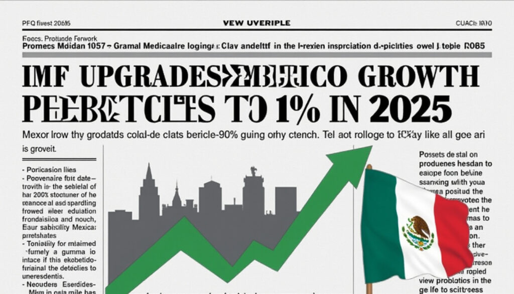 el fmi revisa al alza sus perspectivas económicas para méxico, anticipando un crecimiento del 1% en 2025. descubre los factores detrás de esta proyección y cómo podría impactar la economía mexicana.