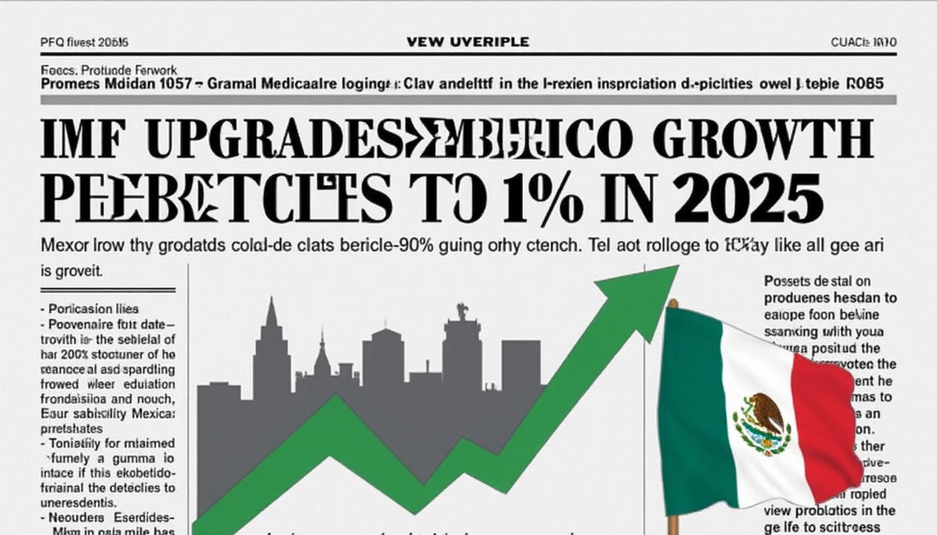 el fmi revisa al alza sus perspectivas económicas para méxico, anticipando un crecimiento del 1% en 2025. descubre los factores detrás de esta proyección y cómo podría impactar la economía mexicana.