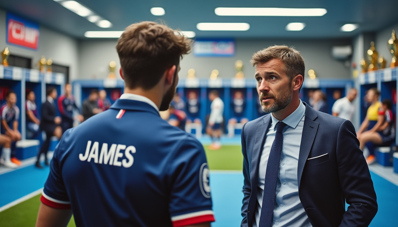 descubre la sorprendente reacción del nuevo director técnico de león ante james tras una confesión inesperada. entérate de las palabras que dejó a todos impactados.