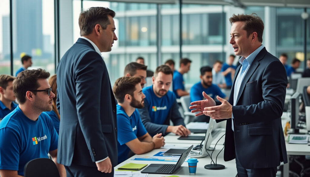 elon musk critica públicamente a microsoft tras las polémicas declaraciones de algunos empleados sobre la muerte de charlie kirk, generando debate sobre la responsabilidad en redes sociales y el impacto de los comentarios en línea.