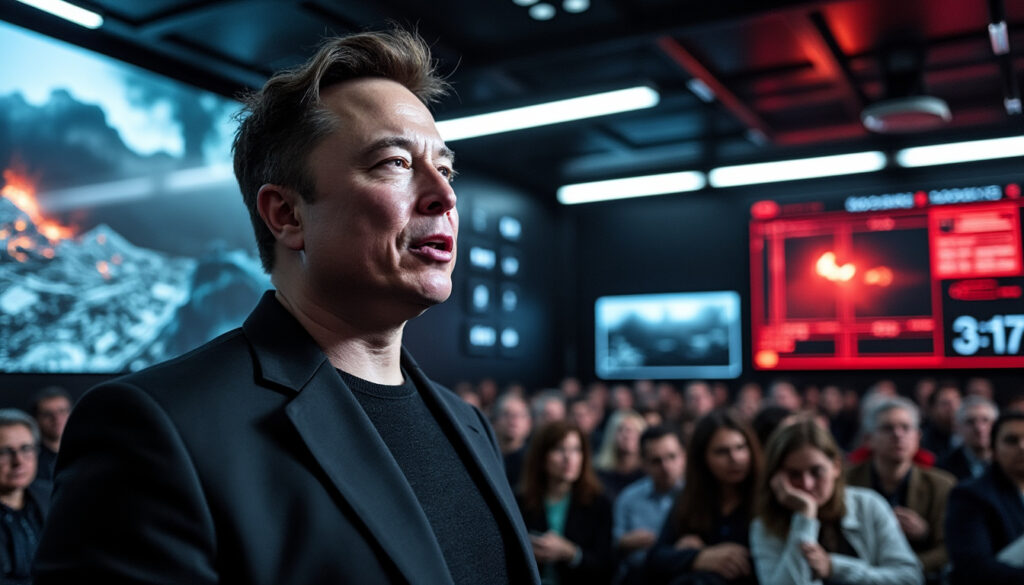 descubre la contundente advertencia de elon musk sobre un posible colapso global que pondría en riesgo la supervivencia humana. conoce sus argumentos y las posibles consecuencias para la humanidad.