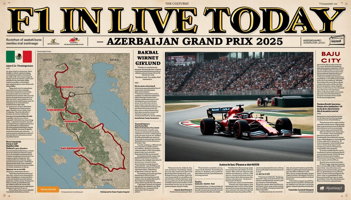 sigue en directo el gran premio de azerbaiyán 2025 de fórmula 1. descubre aquí los horarios y canales de transmisión para ver la carrera en vivo desde méxico y no te pierdas ningún detalle del evento.