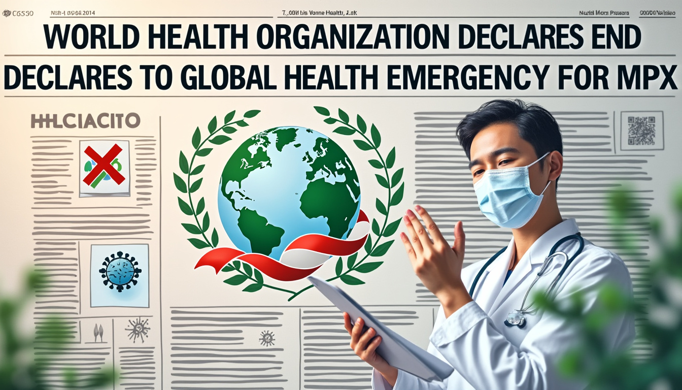 la oms ha declarado el fin de la emergencia de salud global por la 'mpox', destacando avances en el control del brote y una disminución significativa de los casos a nivel mundial.