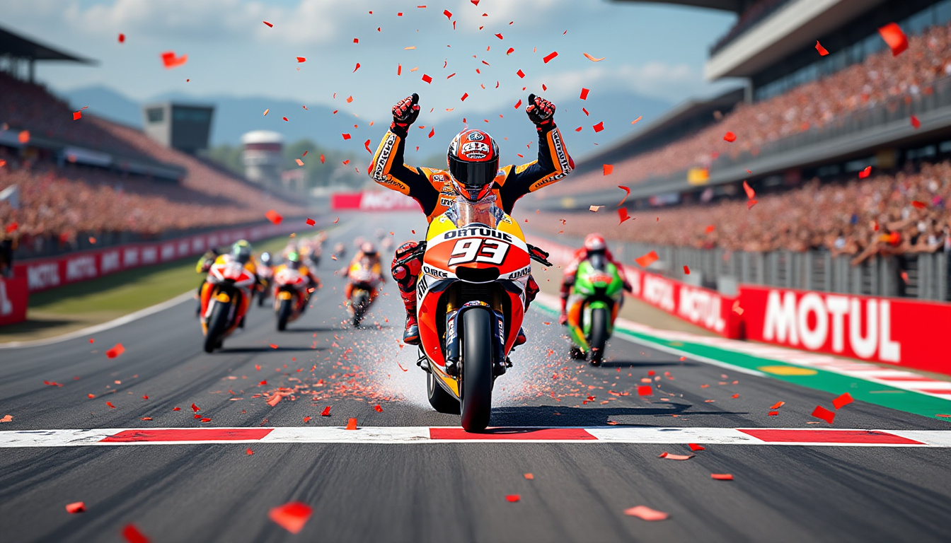 descubre cómo marc márquez logra una impresionante victoria en la carrera 'sprint', demostrando una vez más su talento y pasión por el motociclismo en una jornada llena de emoción y adrenalina.