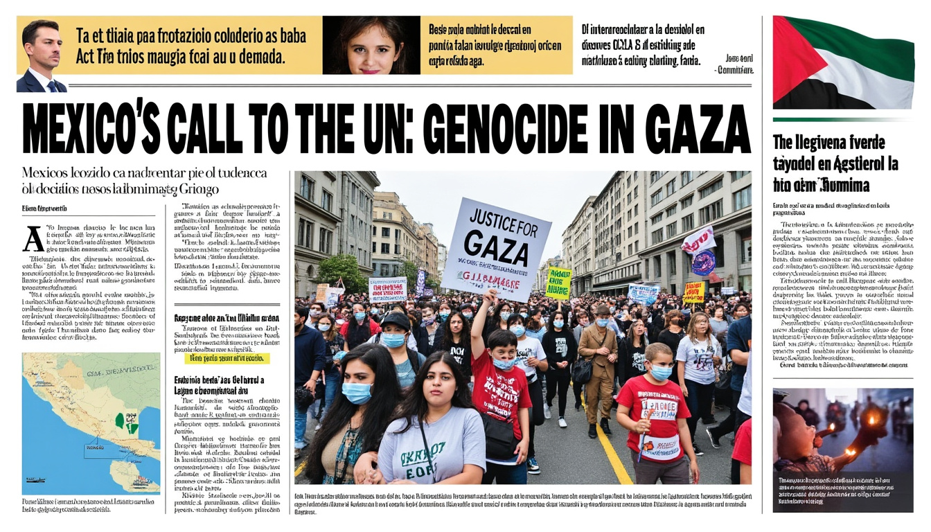 méxico alza la voz en la onu y exige el fin del genocidio en gaza, según afirmó claudia sheinbaum. descubre los detalles del contundente llamado mexicano en defensa de los derechos humanos y la paz internacional.