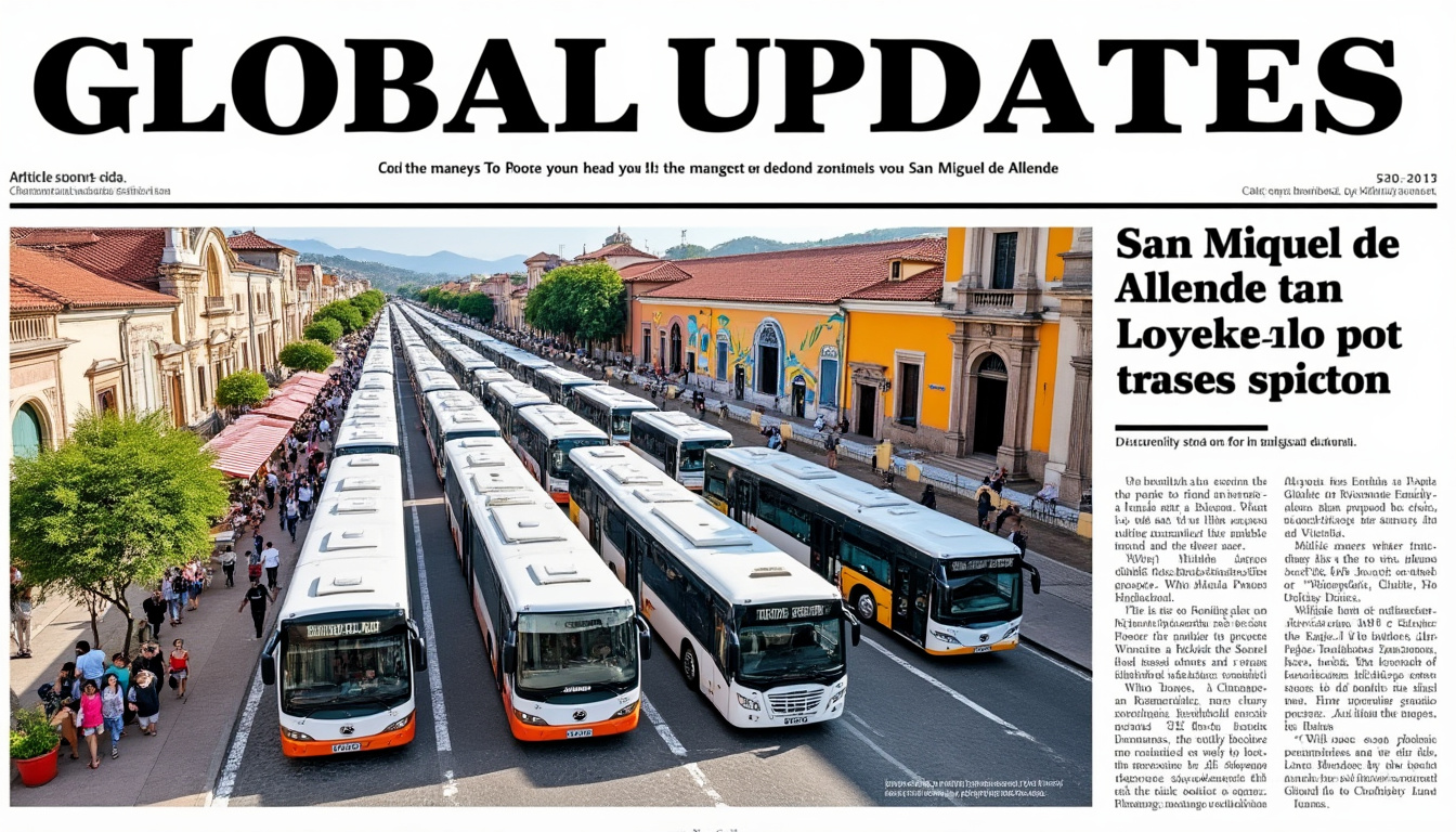 descubre por qué no se aumentarán las tarifas del transporte público en san miguel de allende en este momento, y conoce las decisiones de las autoridades locales sobre este tema que afecta a residentes y visitantes.