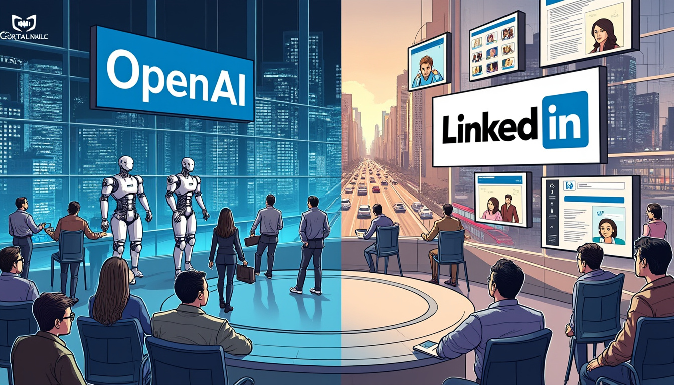 descubre cómo openai desafía a linkedin con innovaciones en inteligencia artificial, revolucionando la búsqueda de empleo y la gestión del talento en el mercado laboral actual.