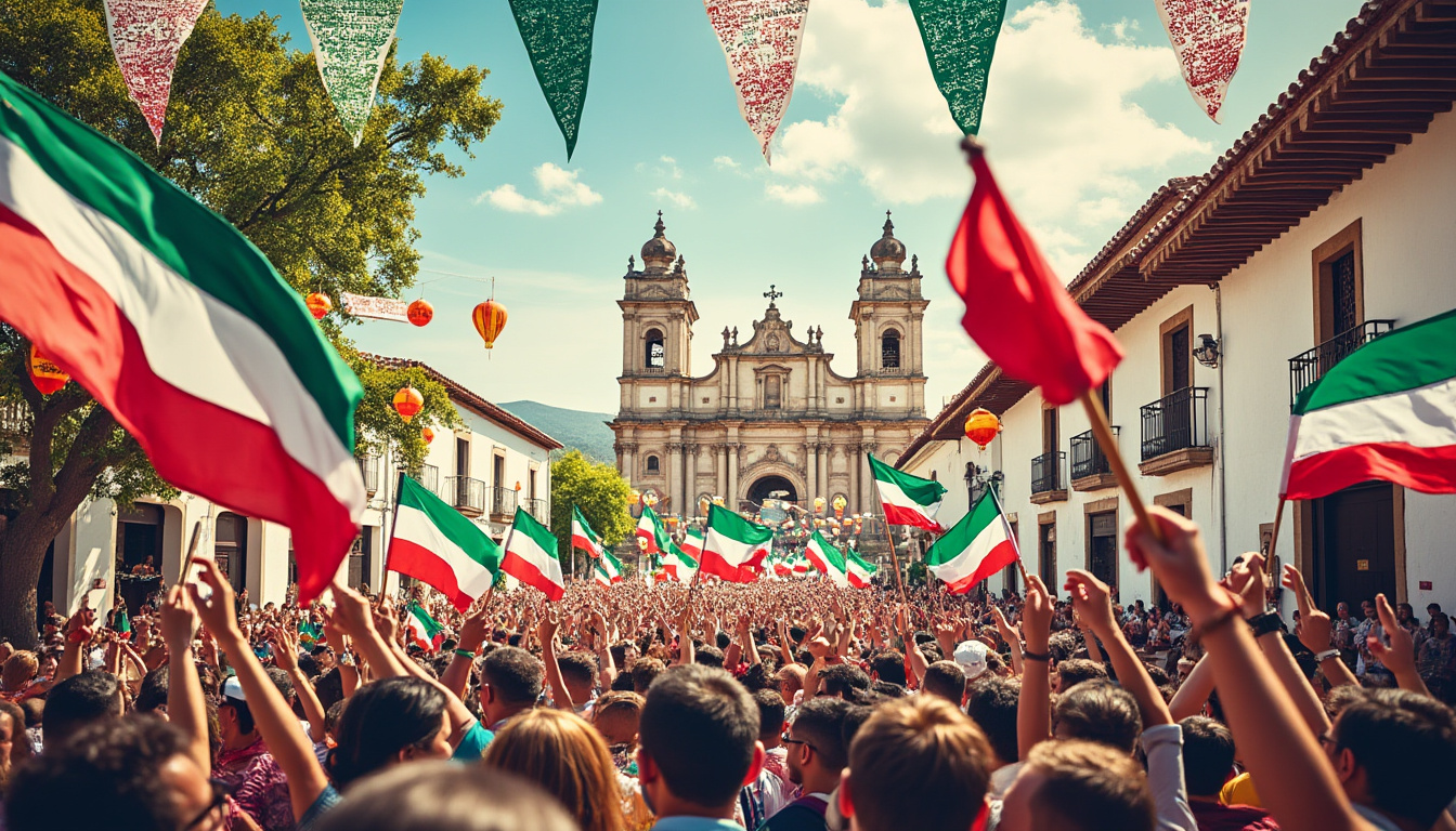 vive la emoción y la historia en san miguel de allende durante el grito de independencia. descubre cómo la ciudad se llena de energía con celebraciones, música y tradiciones únicas este 15 de septiembre.