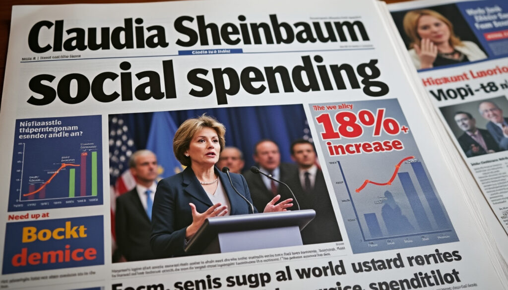 claudia sheinbaum planea aumentar el gasto social en 2026, proponiendo un incremento del 18% para reforzar los programas sociales y apoyar a los sectores más vulnerables de méxico.