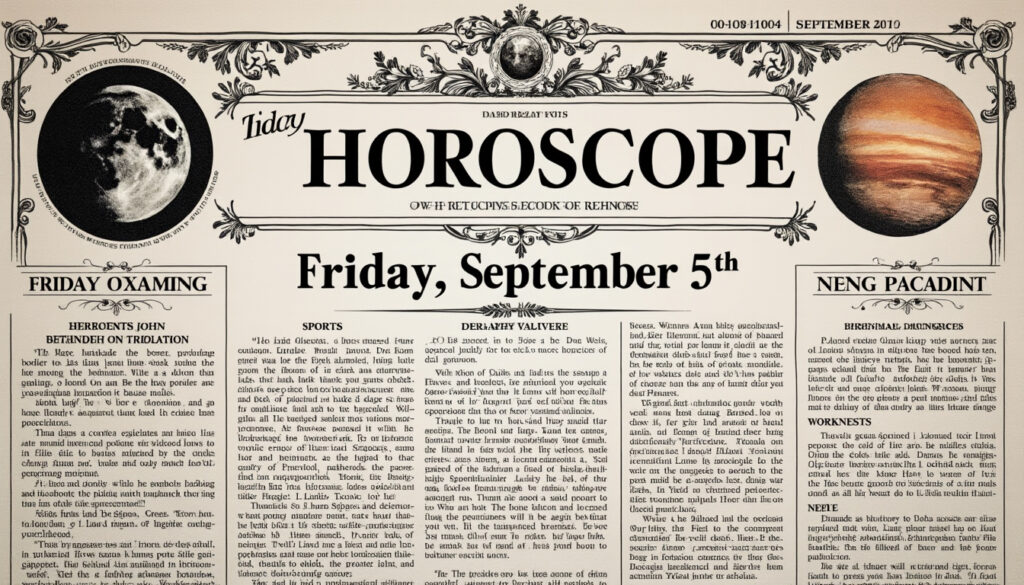 descubre cómo la alineación de la luna con marte influirá en tu día este viernes 5 de septiembre. consulta tu horóscopo diario y prepárate para las energías cósmicas que te esperan.