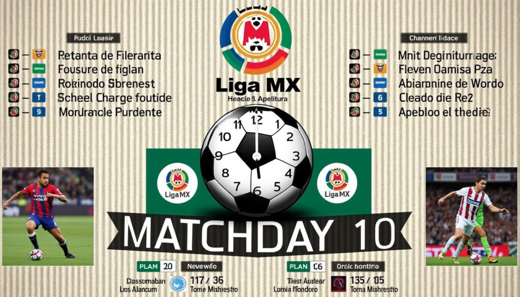sigue en vivo toda la emoción de la jornada 10 del apertura liga mx 2025. consulta horarios, canales y partidos para no perderte ningún detalle de los enfrentamientos de hoy.