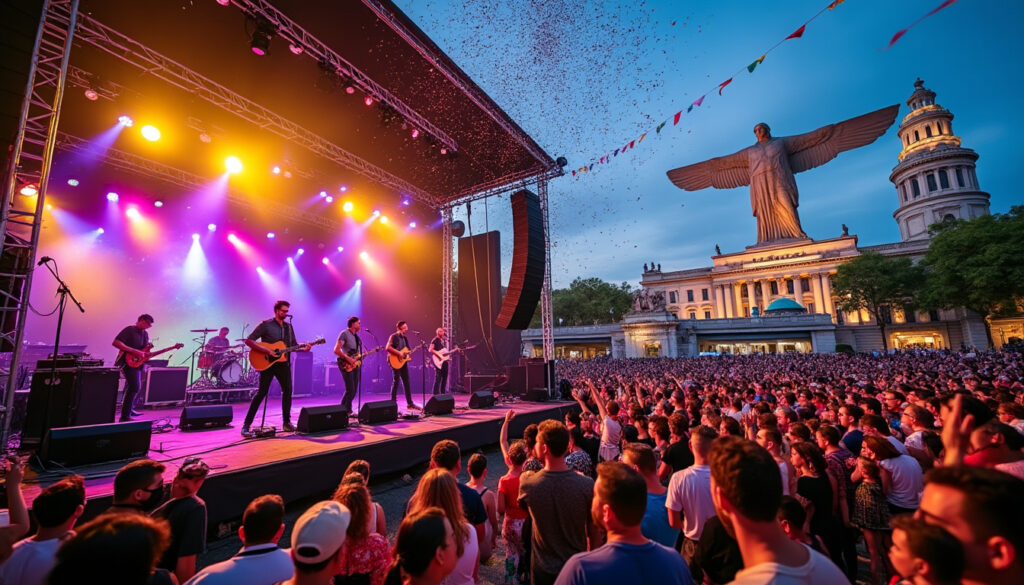 descubre qué bandas y artistas se presentarán el 15 de septiembre en los diferentes escenarios de las alcaldías de la cdmx. consulta aquí todos los detalles de los conciertos y celebra la independencia con música en vivo.