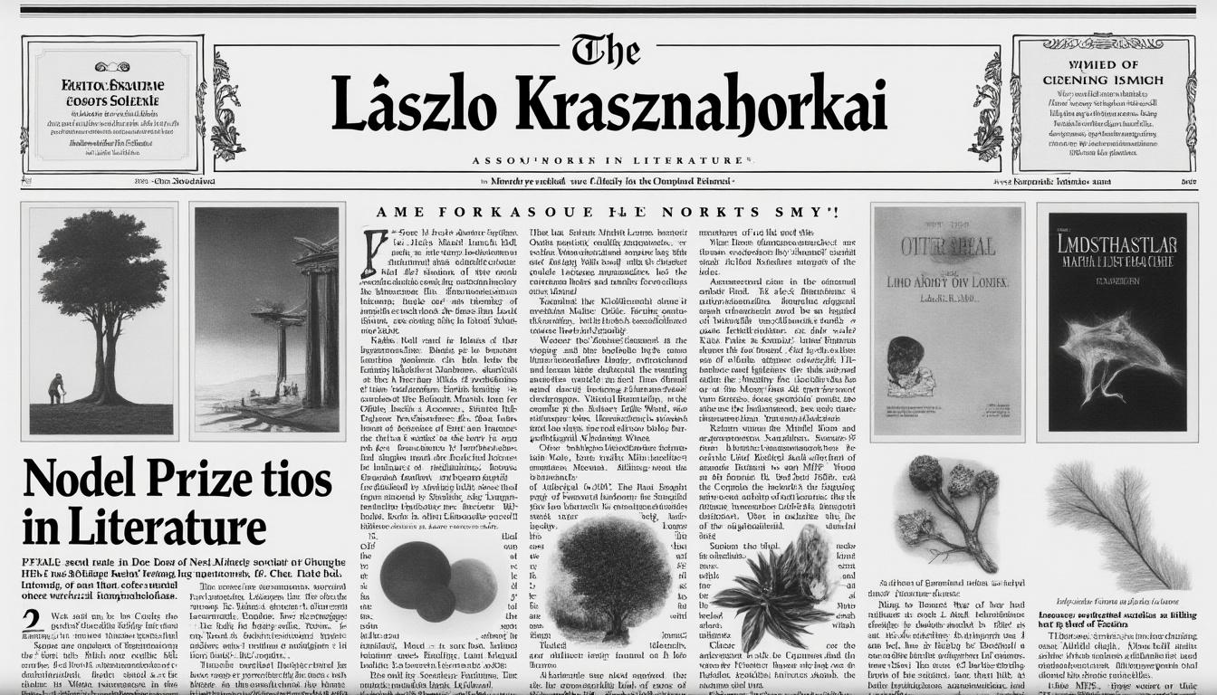 explora las cinco obras más importantes de lászló krasznahorkai, reciente ganador del premio nobel de literatura 2025, y adéntrate en el universo único de este aclamado escritor húngaro.