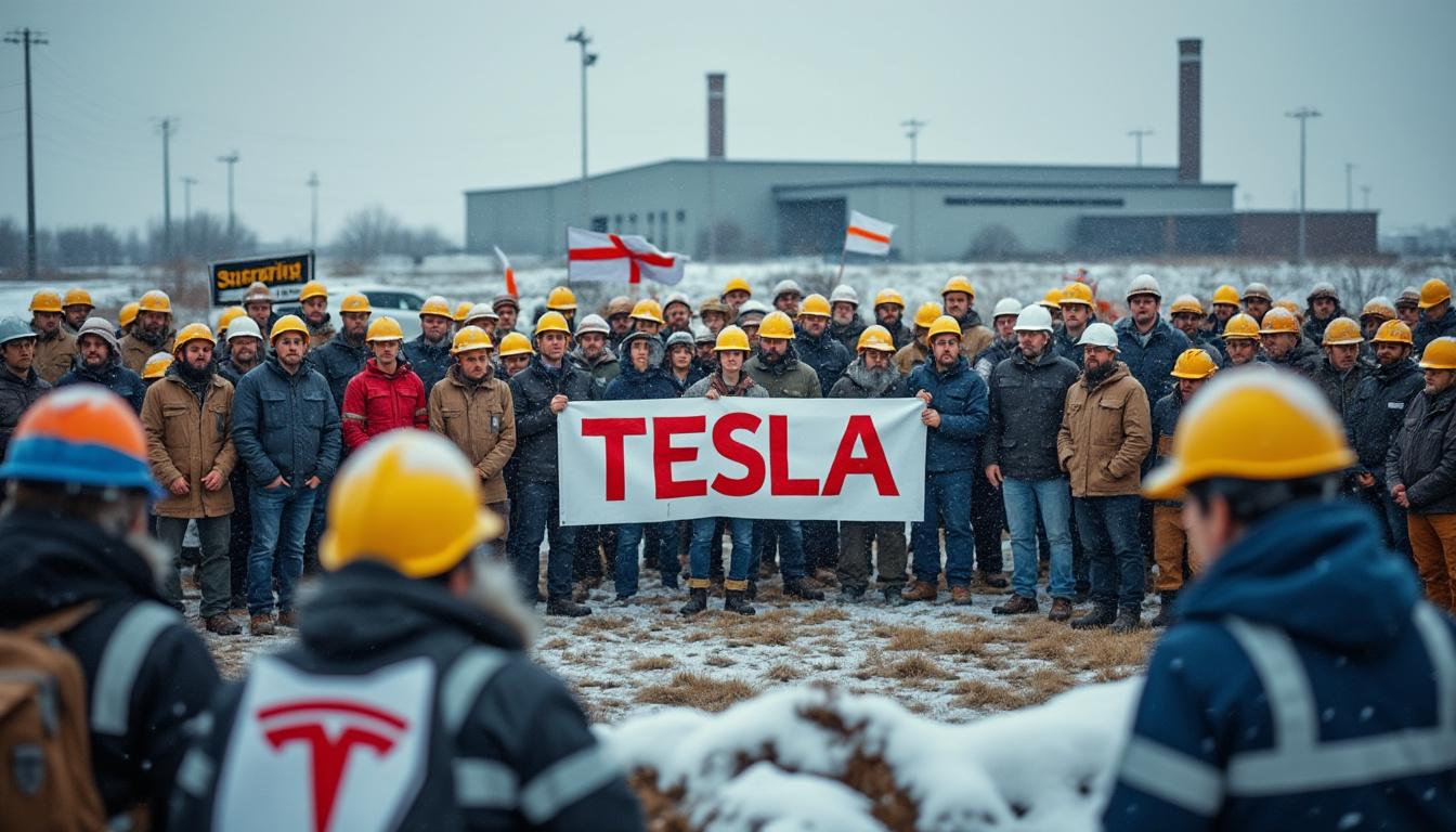 descubre cómo los trabajadores en suecia llevan dos años de lucha laboral contra tesla, mientras elon musk mantiene una postura ideológica contraria a los sindicatos. conoce los desafíos, las acciones sindicales y el impacto en la industria automotriz.