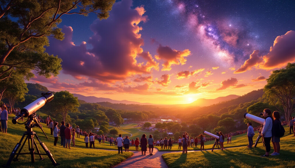 disfruta de 'atardecer santanero', un evento de astroturismo único en el parque temático de la cruz, donde podrás contemplar el cielo estrellado, aprender sobre astronomía y vivir una experiencia inolvidable en plena naturaleza.