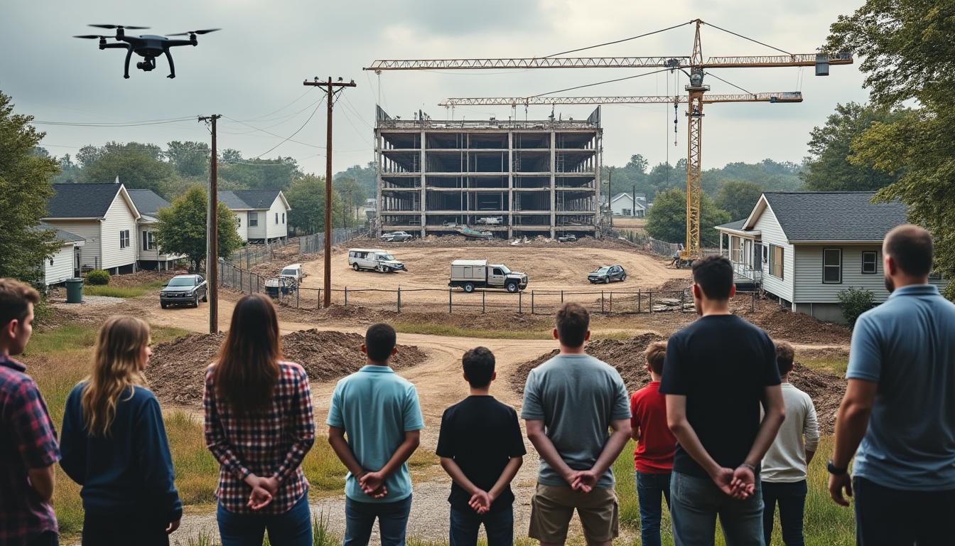 descubre cómo el enigmático proyecto de elon musk avanza rápidamente y mantiene a los vecinos intrigados y expectantes ante los posibles cambios en su comunidad.