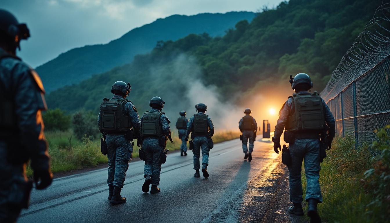 guatemala refuerza la seguridad en sus fronteras con honduras y méxico tras la fuga de 20 reclusos peligrosos de la pandilla barrio 18, intensificando los operativos para prevenir su escape internacional y proteger la región.