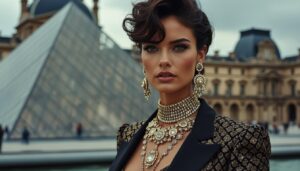 descubre cómo inés de la fressange cautivó a todos al lucir joyas históricas supuestamente robadas del louvre, causando impacto y polémica en el mundo de la moda y el arte.