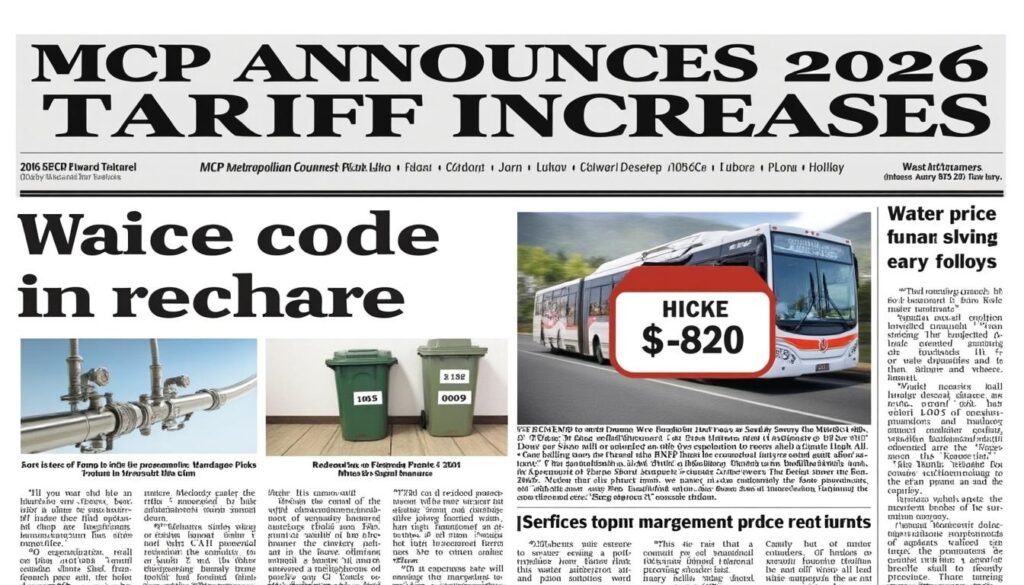 la mancomunidad de la comarca de pamplona aprueba aumentos tarifarios para 2026 en los servicios de agua, gestión de residuos y transporte urbano. descubre cómo estos cambios impactarán en los precios y en los ciudadanos.
