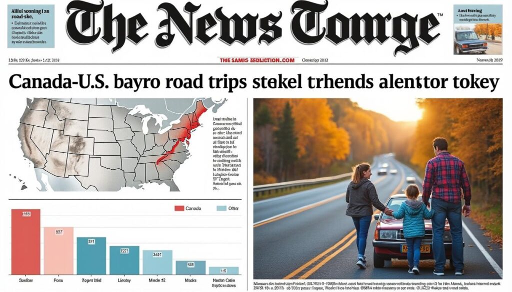 en septiembre, los viajes por carretera de canadienses a estados unidos disminuyeron un 35%, registrando así el noveno mes consecutivo de descensos considerables. descubre las causas y el impacto de esta tendencia.