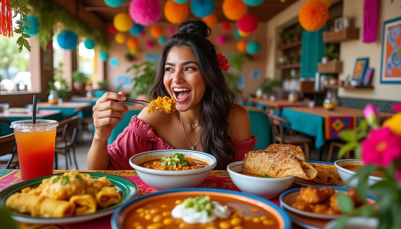 descubre cómo rosalía vivió su increíble primer encuentro con la auténtica comida mexicana en la cdmx, probando pozole, flautas y enchiladas. ¡no te pierdas los detalles de su deliciosa experiencia gastronómica!