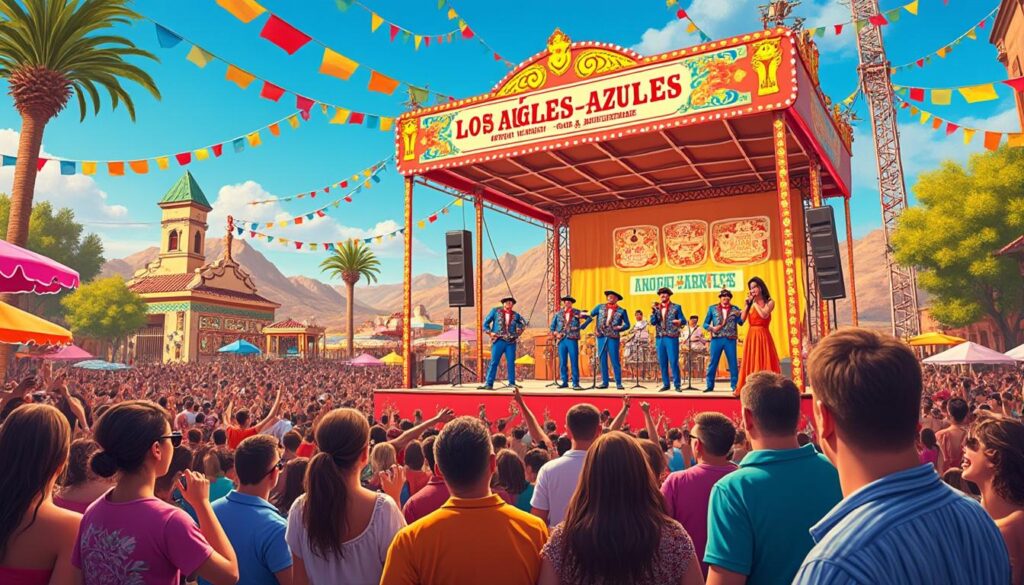 disfruta el espectacular concierto de los ángeles azules en la feria 2025 de san miguel de allende. vive una noche llena de cumbia, alegría y tradición en uno de los eventos más esperados del año.
