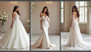 descubre los tres impresionantes vestidos nupciales que selena gómez lució en su boda y conoce todos los detalles de su elegante elección para este día tan especial.