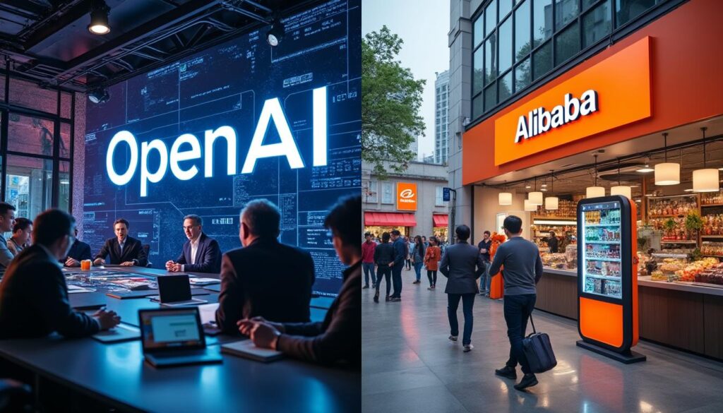 descubre cómo alibaba, el gigante tecnológico chino, emerge discretamente como fuerte competidor de openai en el campo de la inteligencia artificial, atrayendo a miles de usuarios mientras chatgpt acapara la atención mundial.