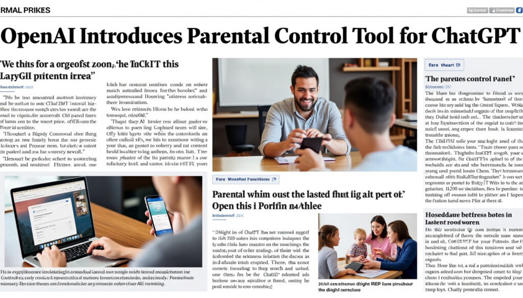 descubre cómo utilizar la nueva herramienta de control parental de chatgpt presentada por openai. guía completa sobre sus funciones, cómo configurarla y consejos para mantener segura la experiencia digital de los más jóvenes.