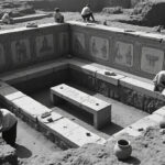 descubre el hallazgo de un banco de 2.000 años en la villa de los misterios de pompeya, utilizado como sala de espera para solicitudes, revelando nuevos detalles sobre la vida cotidiana en la antigua ciudad romana.